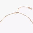 [Loco jewelrys]Lucky Eye Diamond Necklace in Rose Gold and Turquoise