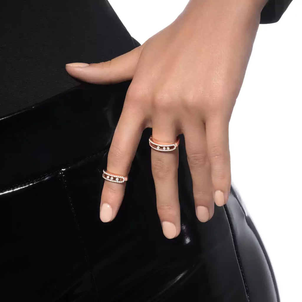 [Loco jewelrys] Baby Move Gold Diamond Pave_ Ring