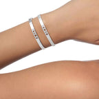 [Loco jewelrys]Move Noa Rose Gold Pavé Diamond Bangle Bracelet