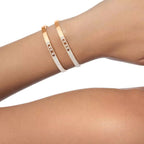 [Loco jewelrys]Move Noa Rose Gold Pavé Diamond Bangle Bracelet