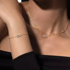 [Loco jewelrys]Diamond Necklace Move Uno