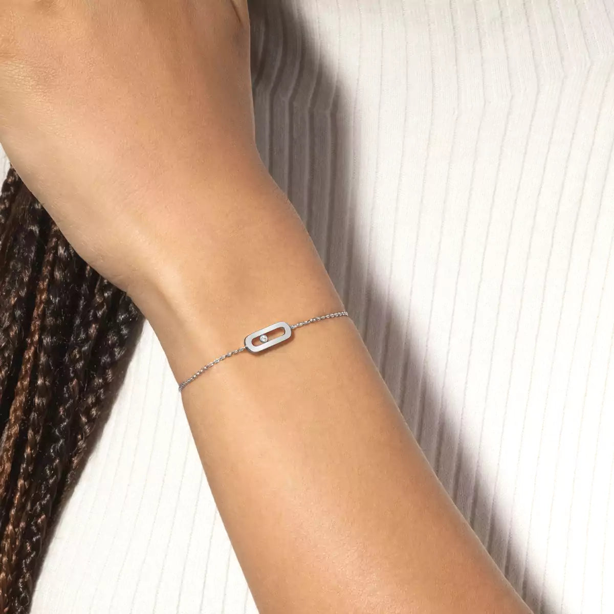 [Loco jewelrys]Move Uno Diamond Bracelet