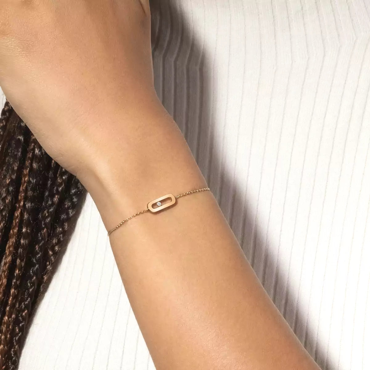 [Loco jewelrys]Move Uno Diamond Bracelet