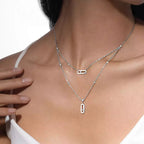 [Loco jewelrys] Move Uno Diamond Necklace