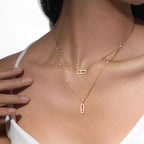 [Loco jewelrys] Move Uno Diamond Necklace