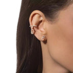 [Loco jewelrys]Move Uno Diamond Stud Earrings