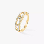 [Loco jewelrys] Baby Move Gold Diamond Pave_ Ring
