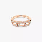 [Loco jewelrys] Baby Move Gold Diamond Pave_ Ring