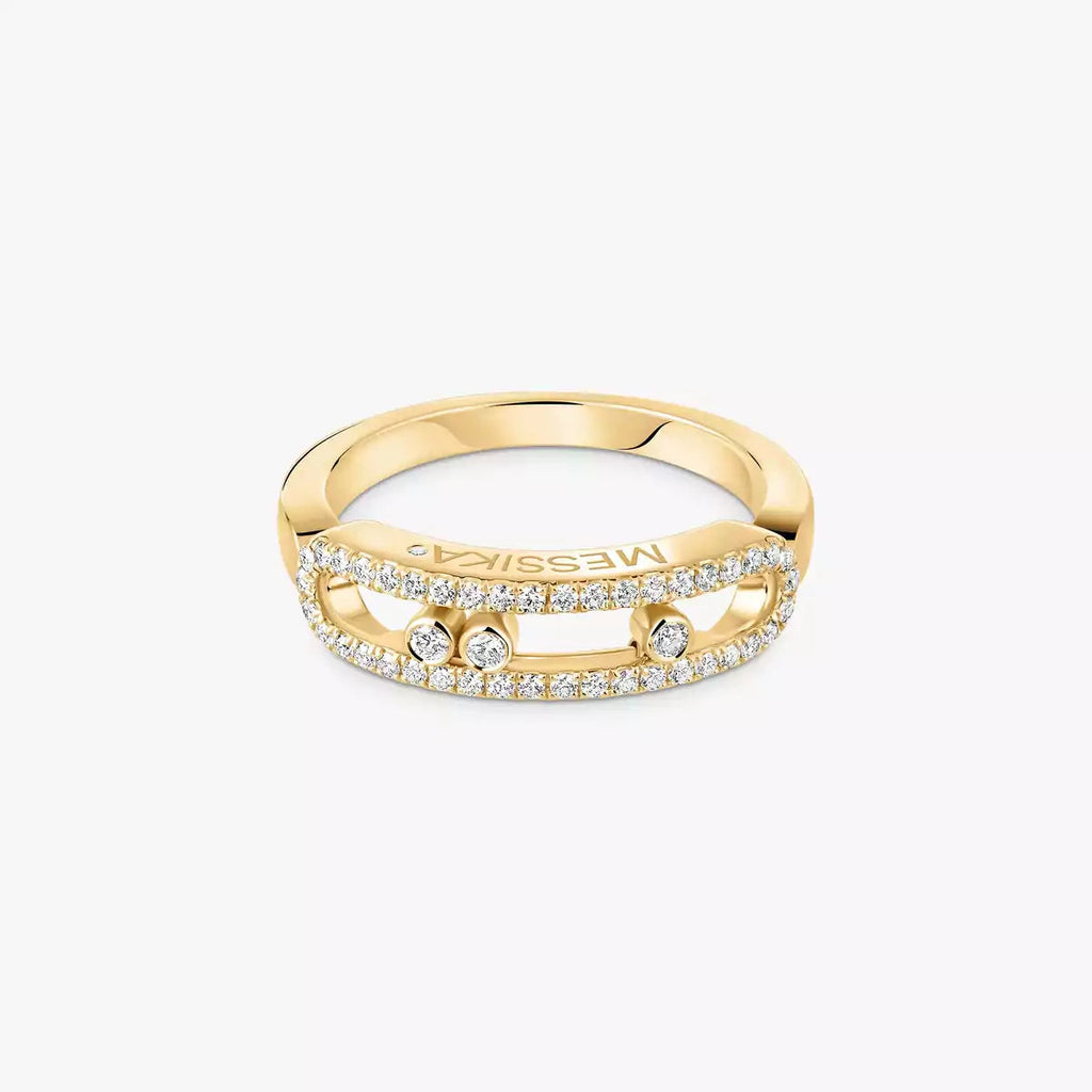 [Loco jewelrys] Baby Move Gold Diamond Pave_ Ring