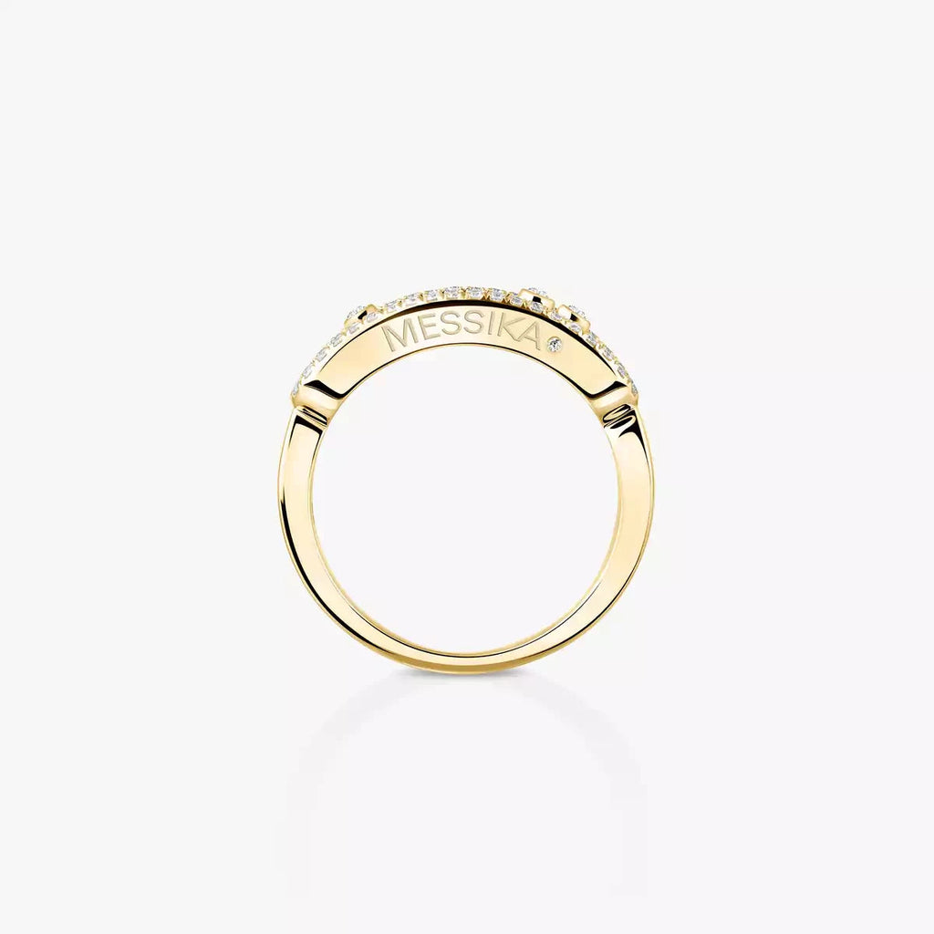 [Loco jewelrys] Baby Move Gold Diamond Pave_ Ring