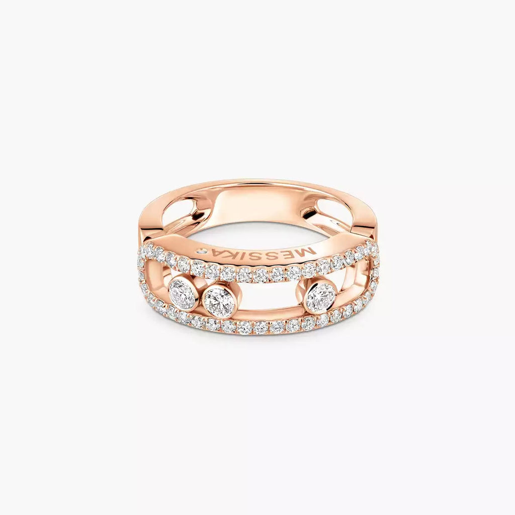 [Loco jewelrys] Move Gold Diamond Pave_ Ring