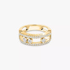 [Loco jewelrys] Move Gold Diamond Pave_ Ring