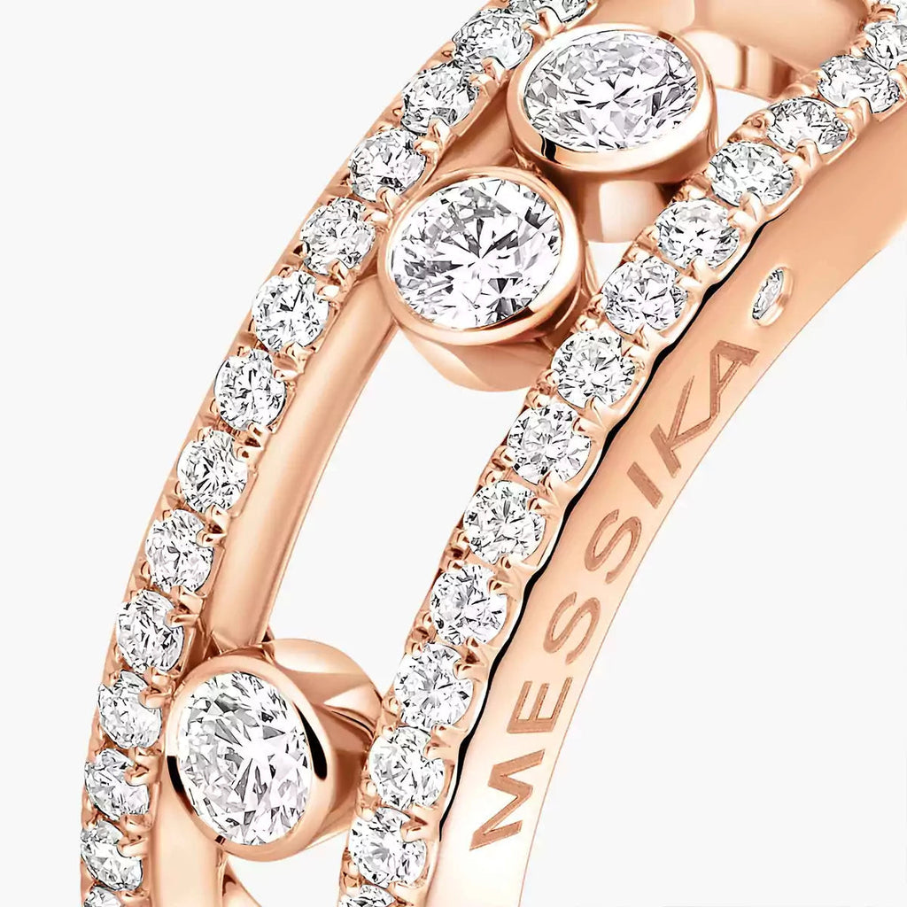 [Loco jewelrys] Move Gold Diamond Pave_ Ring