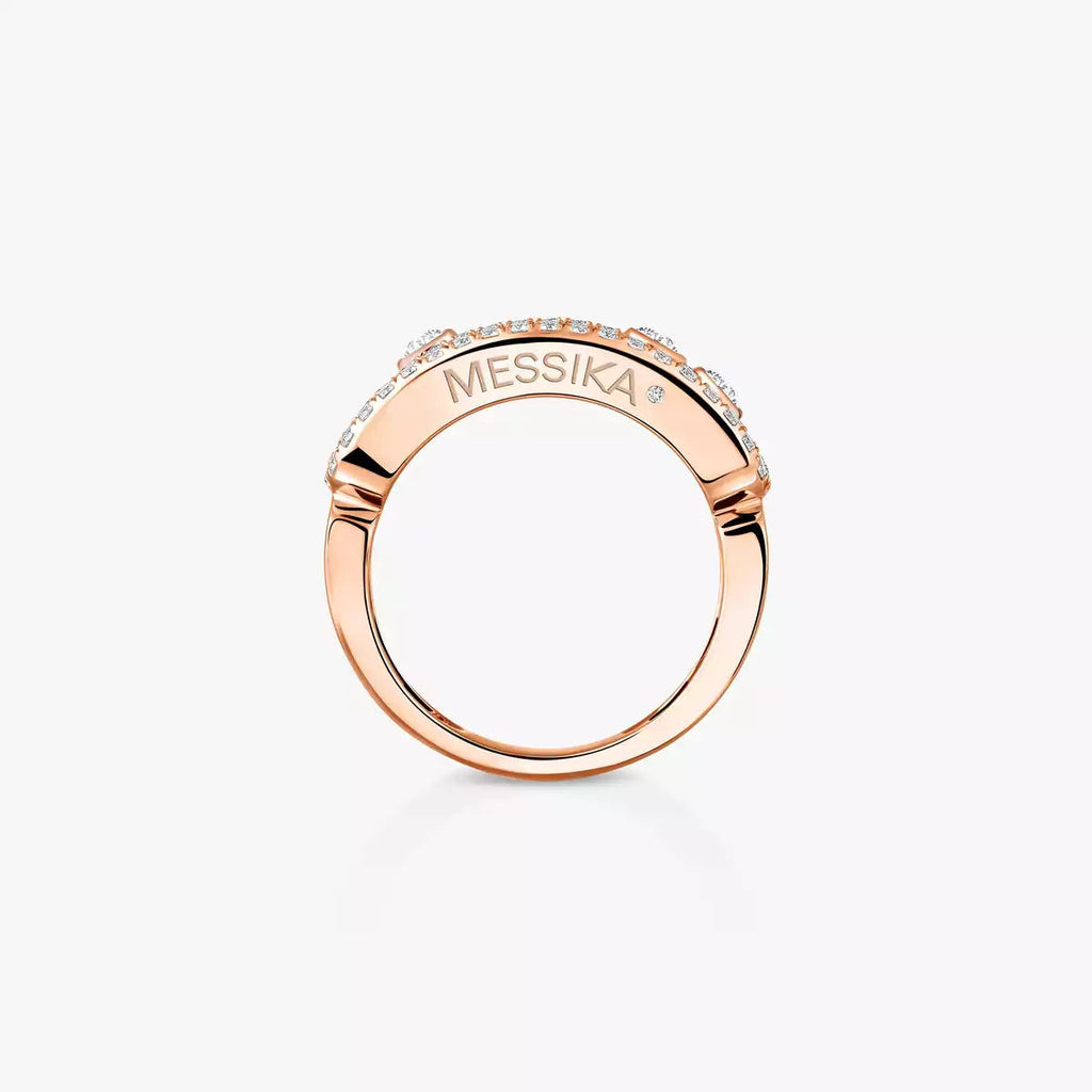 [Loco jewelrys] Move Gold Diamond Pave_ Ring