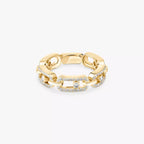 [Loco jewelrys]Move Link Pave_-Set Diamond Ring in Gold