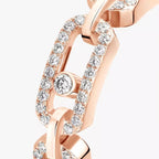 [Loco jewelrys]Move Link Pave_-Set Diamond Ring in Gold