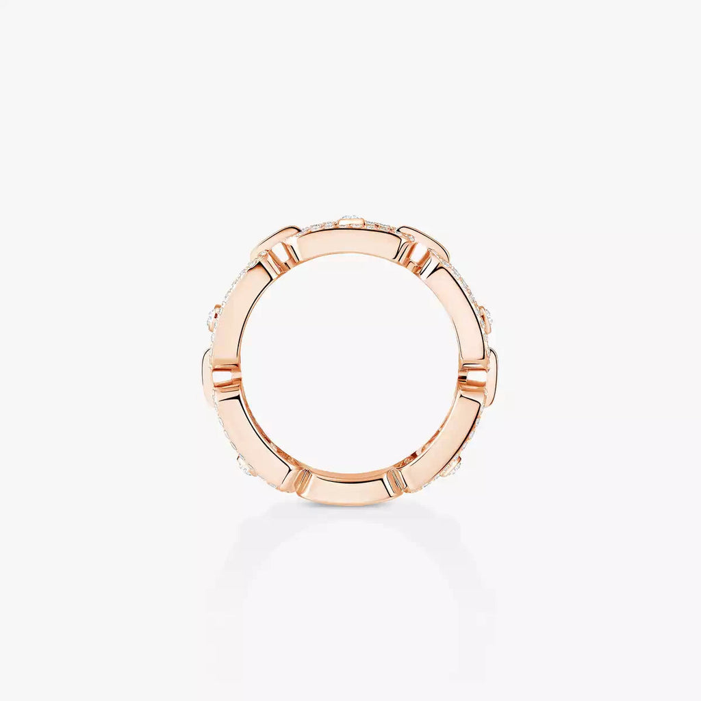 [Loco jewelrys]Move Link Pave_-Set Diamond Ring in Gold