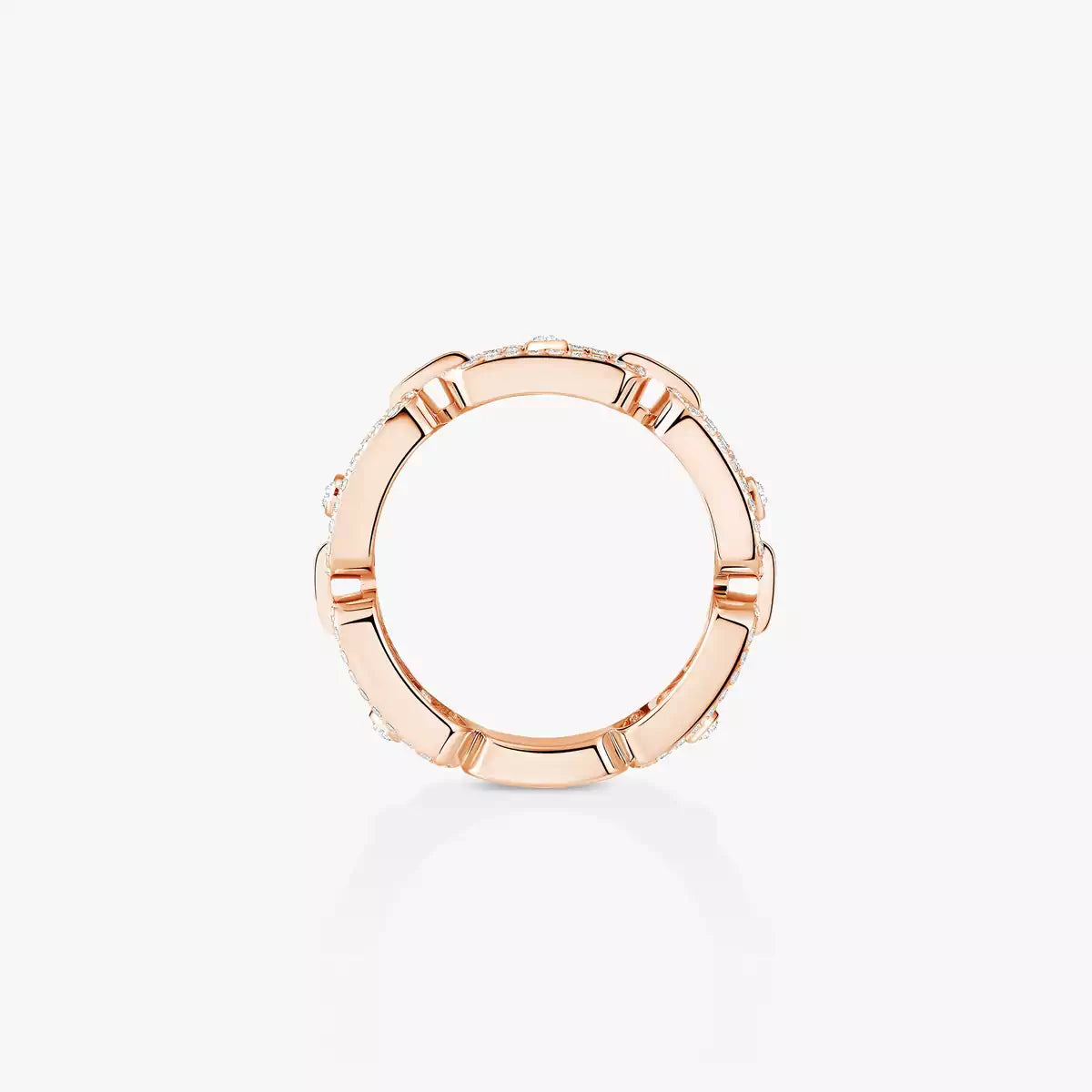 [Loco jewelrys]Move Link Pave_-Set Diamond Ring in Gold