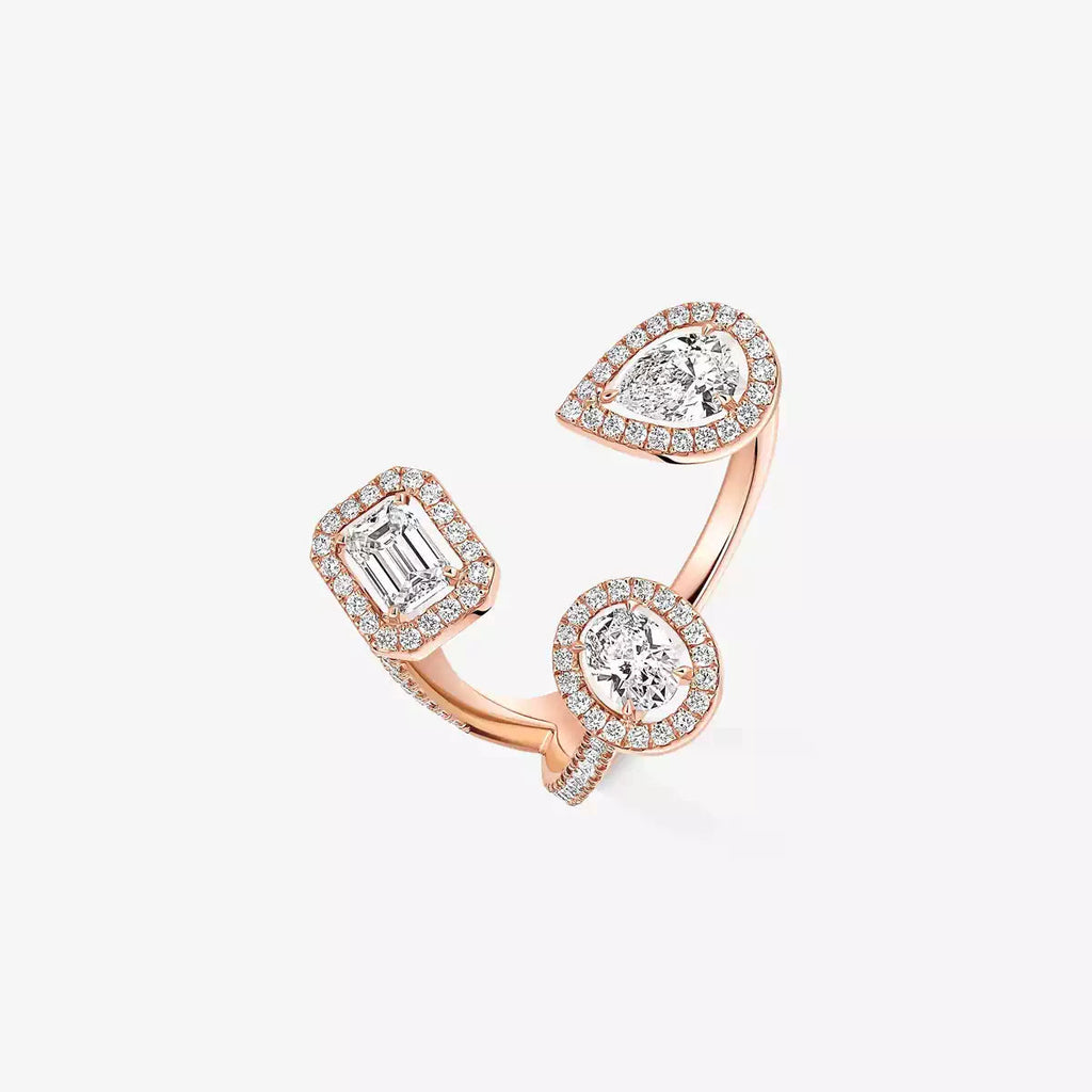 [[Loco jewelrys] Diamond Ring 0,25ct My Twin Trilogy