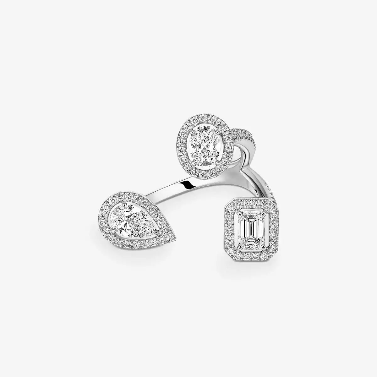 [[Loco jewelrys] Diamond Ring 0,25ct My Twin Trilogy