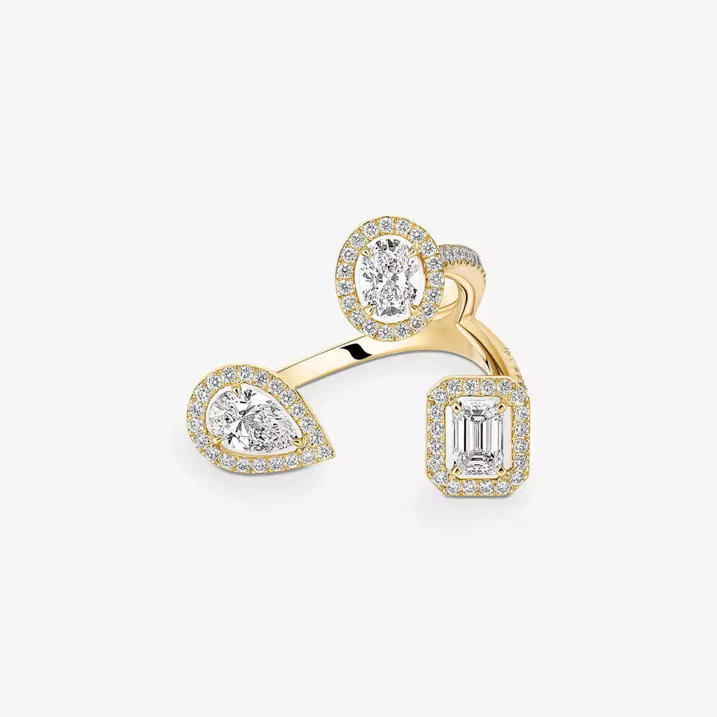 [[Loco jewelrys] Diamond Ring 0,25ct My Twin Trilogy