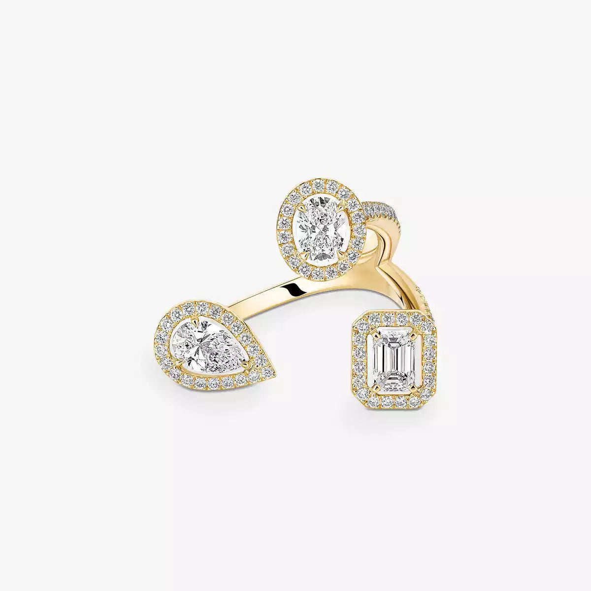 [[Loco jewelrys] Diamond Ring 0,25ct My Twin Trilogy