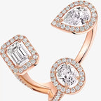 [[Loco jewelrys] Diamond Ring 0,25ct My Twin Trilogy
