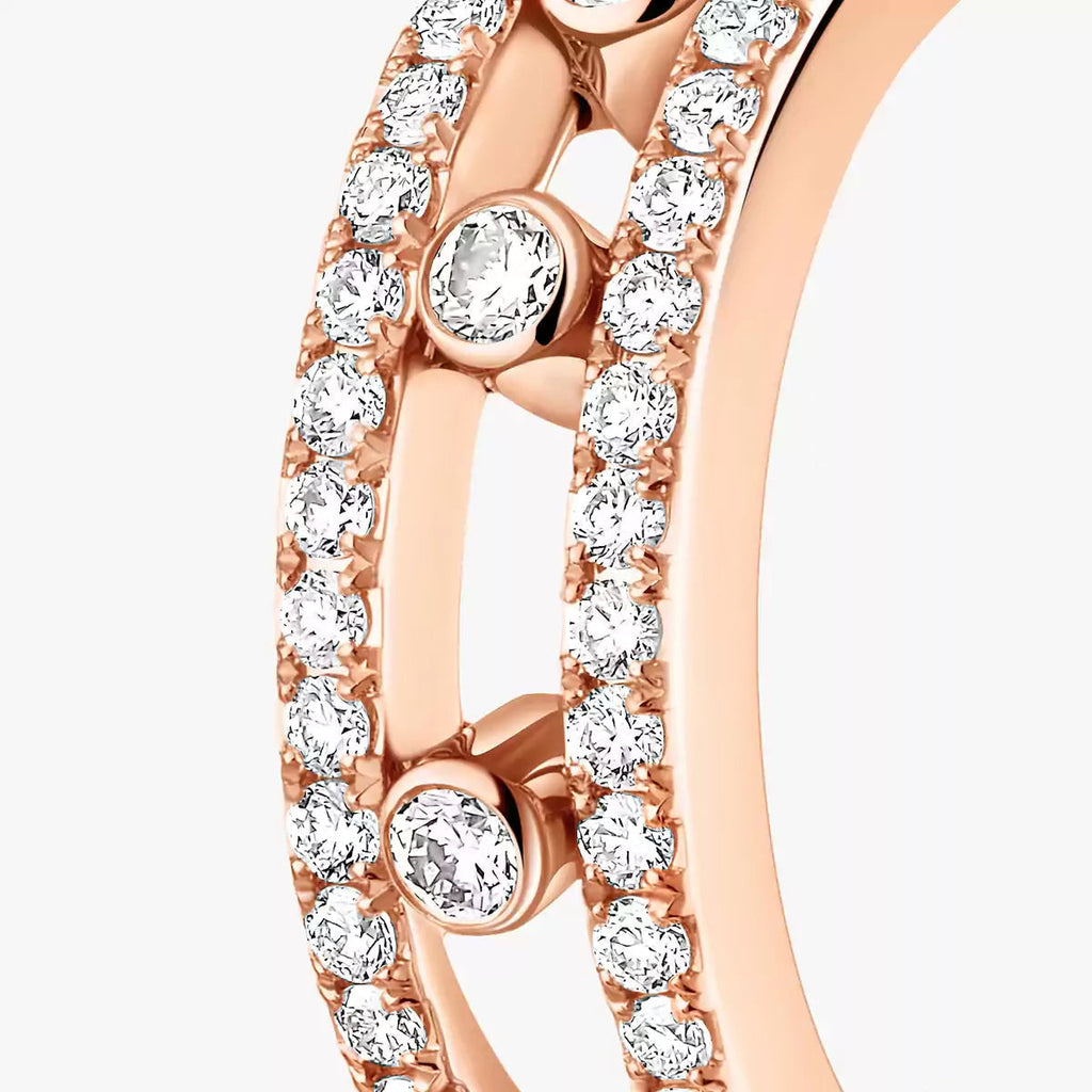 [Loco jewelrys]Diamond Pave_ Hoop Earrings Move