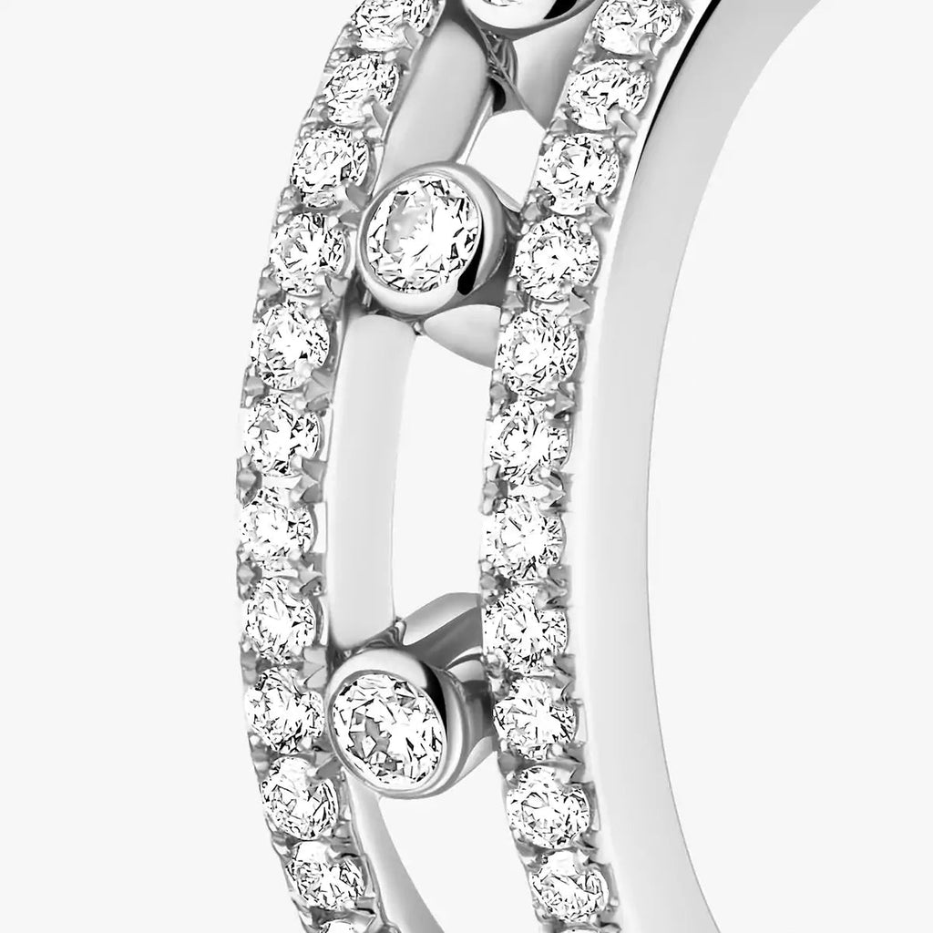 [Loco jewelrys]Diamond Pave_ Hoop Earrings Move