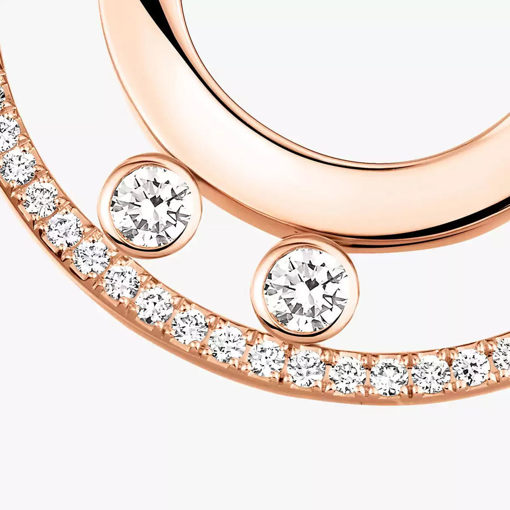 [Loco jewelrys]Move Romane Small Diamond Hoop Earrings