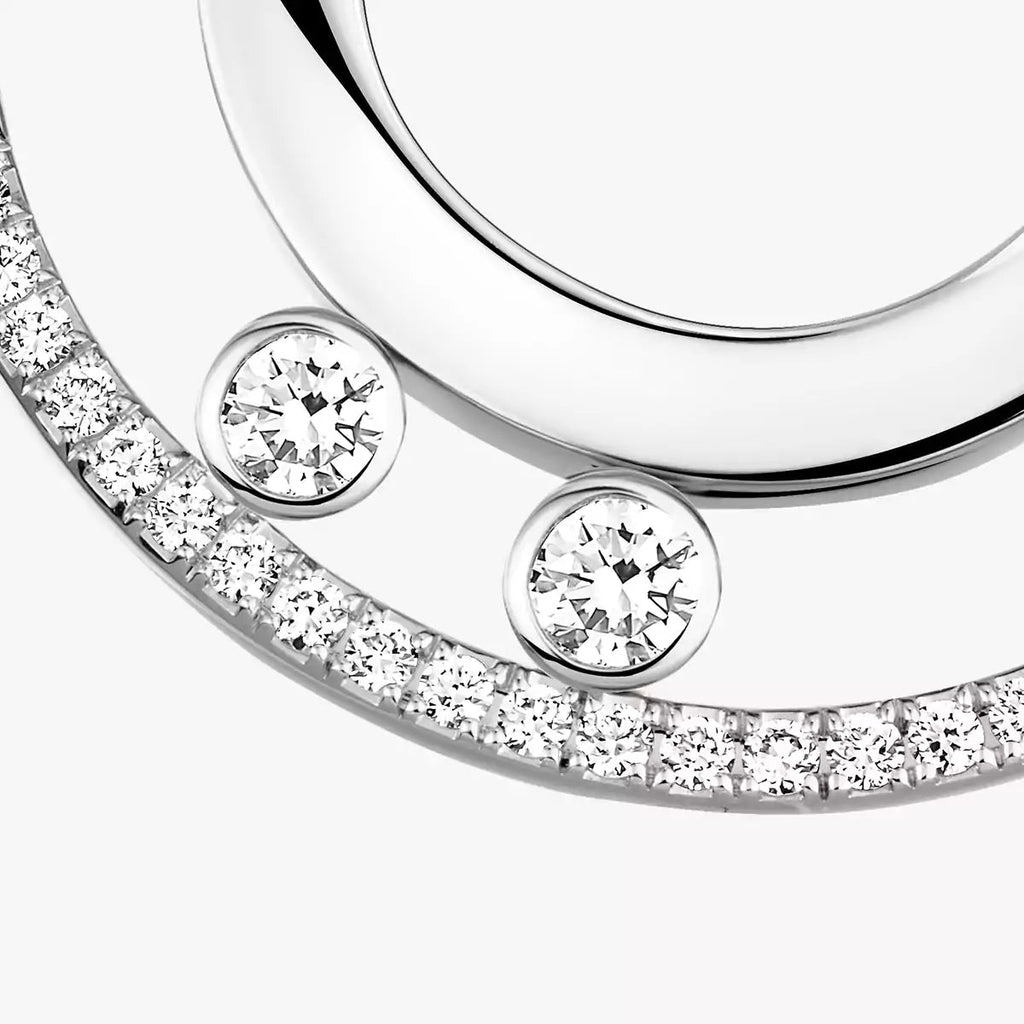[Loco jewelrys]Move Romane Small Diamond Hoop Earrings