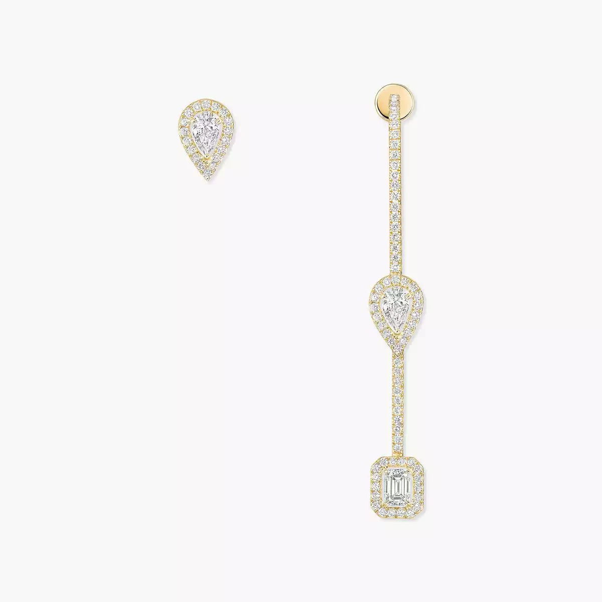 [Loco jewelrys]Diamond Drop Earrings My Twin