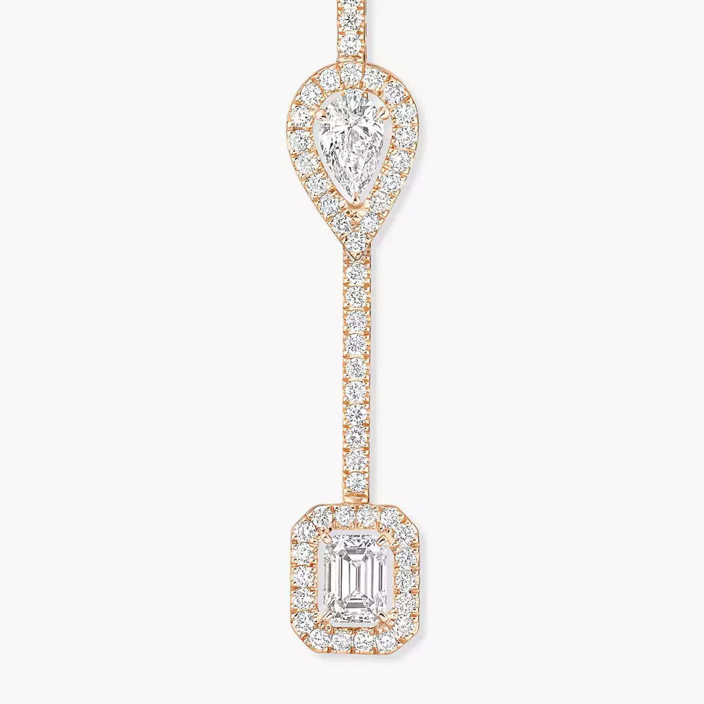 [Loco jewelrys]Diamond Drop Earrings My Twin