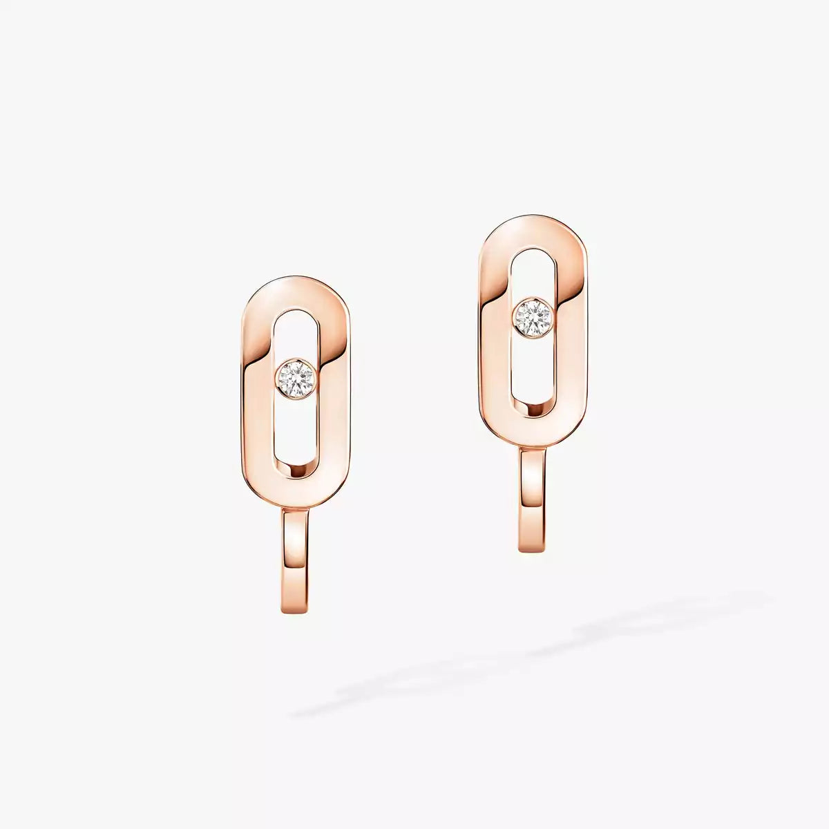 [Loco jewelrys]Diamond Mini Hoop Earrings Move Classique