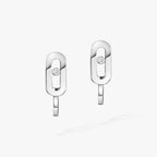 [Loco jewelrys]Diamond Mini Hoop Earrings Move Classique