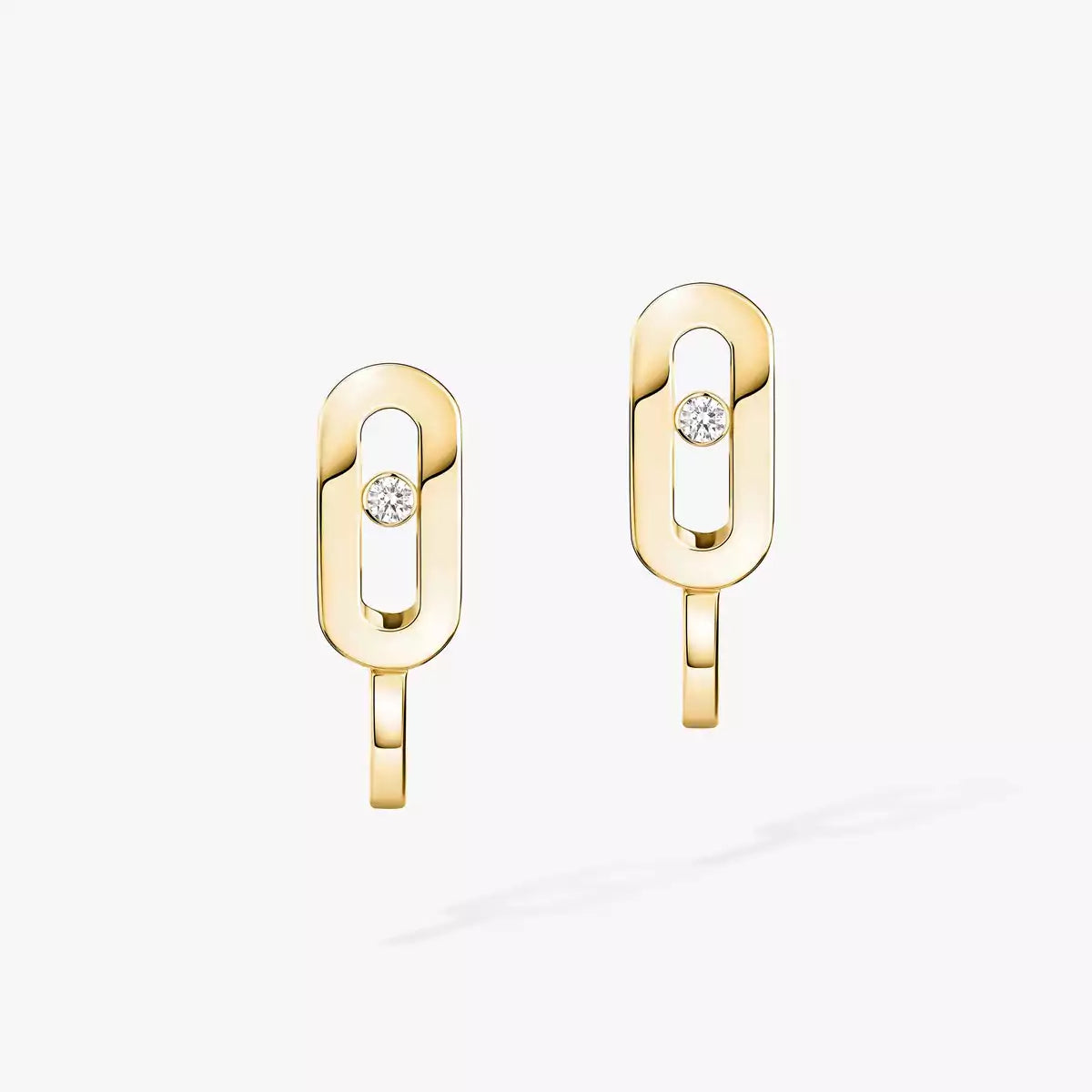 [Loco jewelrys]Diamond Mini Hoop Earrings Move Classique