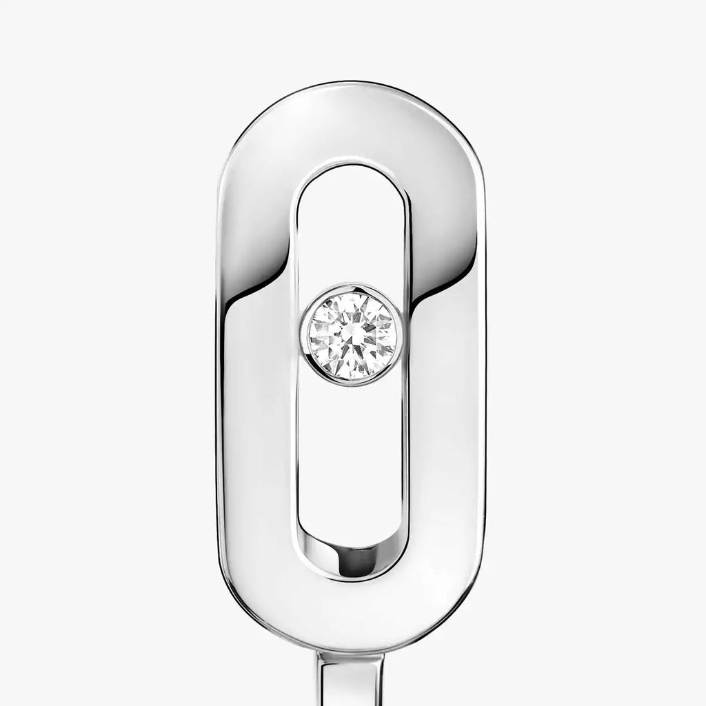 [Loco jewelrys]Diamond Mini Hoop Earrings Move Classique