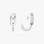 [Loco jewelrys]Diamond Mini Hoop Earrings Move Classique