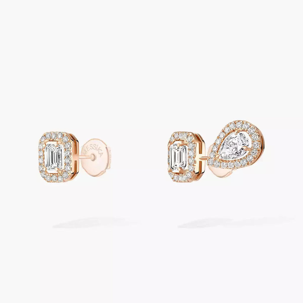 [Loco jewelrys]Diamond Earrings 0,10ct My Twin 1+2