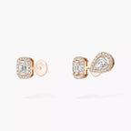 [Loco jewelrys]Diamond Earrings 0,10ct My Twin 1+2