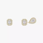 [Loco jewelrys]Diamond Earrings 0,10ct My Twin 1+2