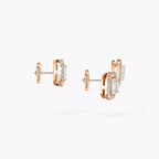[Loco jewelrys]Diamond Earrings 0,10ct My Twin 1+2