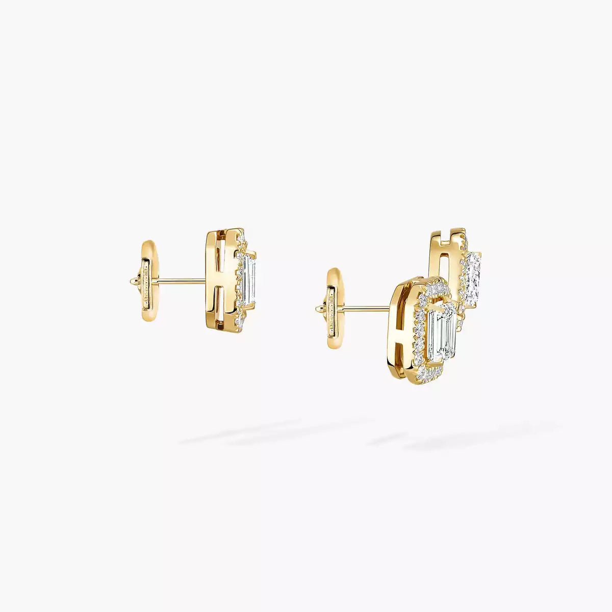 [Loco jewelrys]Diamond Earrings 0,10ct My Twin 1+2