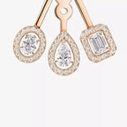 [Loco jewelrys] My Twin Trio  Diamond Earrings