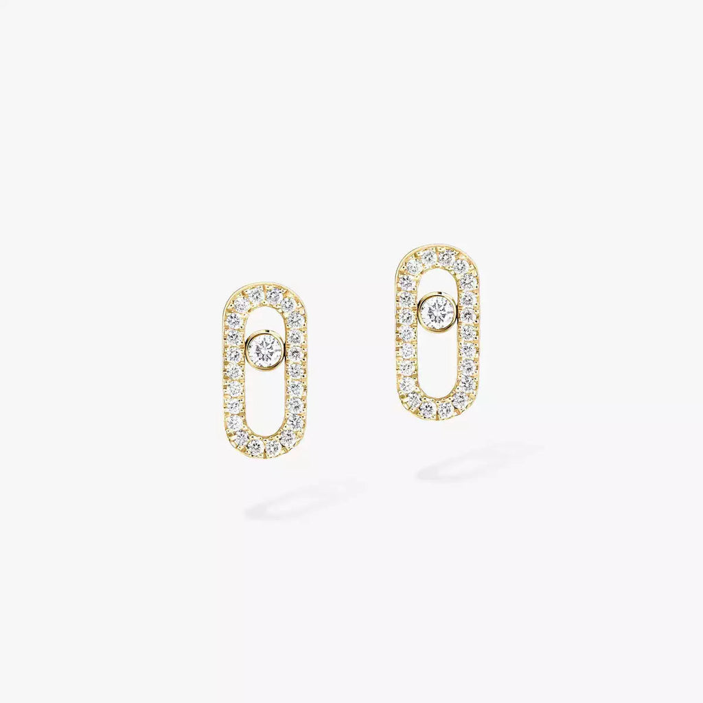 [Loco jewelrys]Move Uno Diamond Earrings