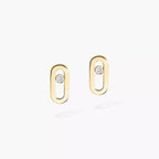 [Loco jewelrys]Move Uno Diamond Stud Earrings