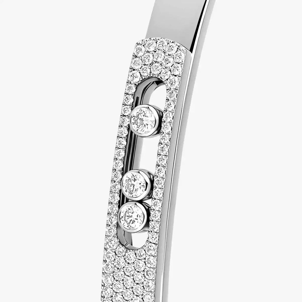 [Loco jewelrys]Move Noa Rose Gold Pavé Diamond Bangle Bracelet
