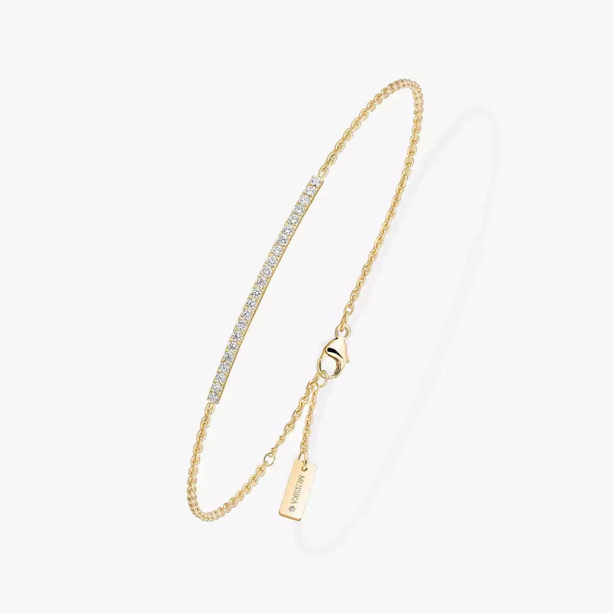 [Loco jewelrys]Diamond Thin Bangle 0.15ct My Twin Toi & Moi