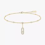 [Loco jewelrys] Move Uno pavé ankle bracelet