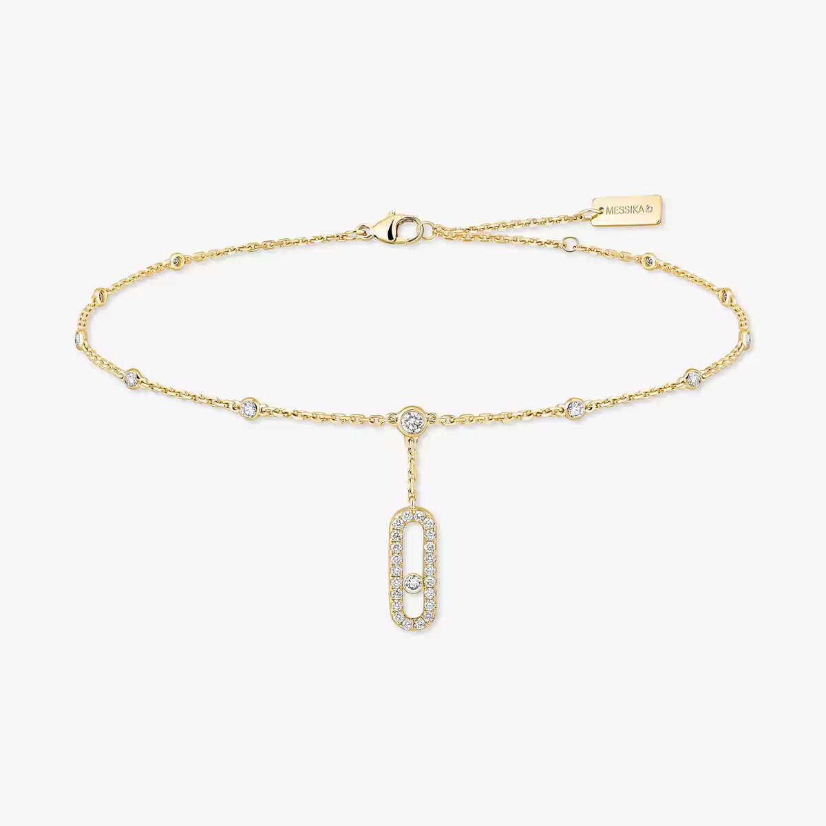 [Loco jewelrys] Move Uno pavé ankle bracelet